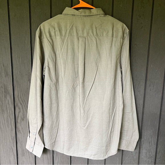 Old Navy Brown Slim Fit Button Shirt - Picture 2 of 5